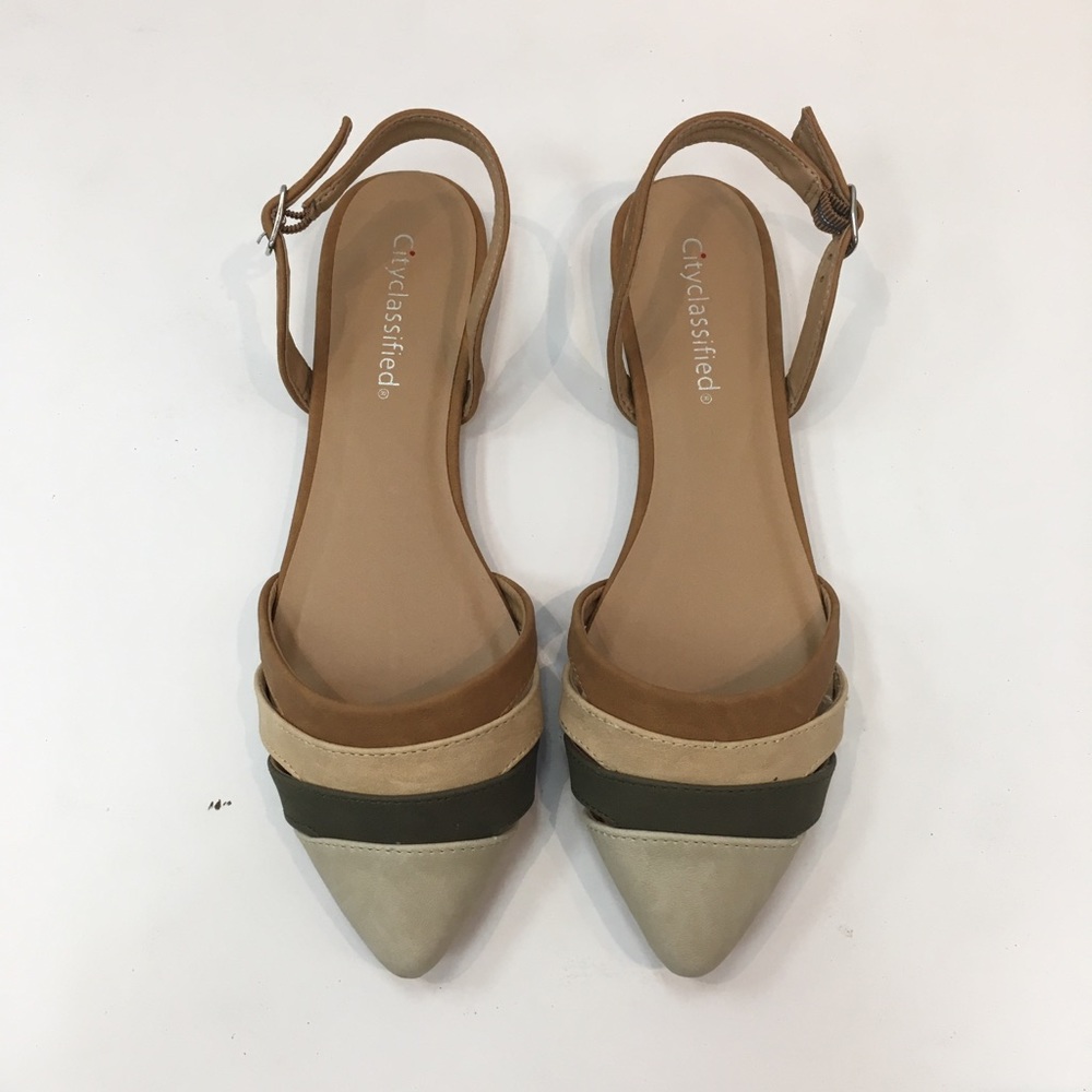 🌿Caged Strappy Buckle Ankle Strap Flat Sandal🌿 - Picture 2 of 6